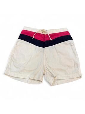 Vintage 80s high rise white shorts Sz. S